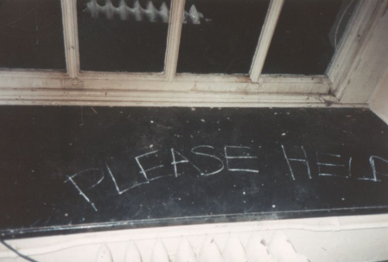 A plea from beyond the grave.