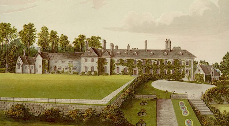 Sadly this is the only picture I could find of the house as it looked before the fire gutted it.
