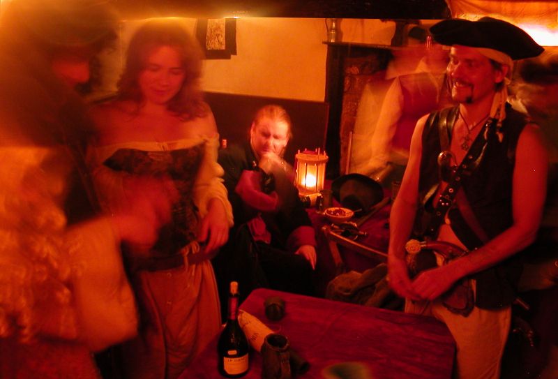 Dubious characters at the Black Shuck.