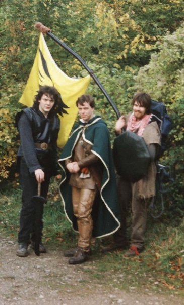 Gavin, Kev and Biff...who looks disturbingly like Stephen King in this shot!