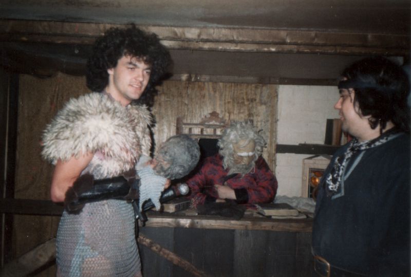 Mind your head - Shemesar's Bazzar at the dragon's Lair - Derby.