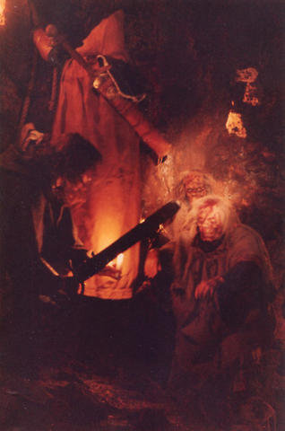 Zombies in a cave.