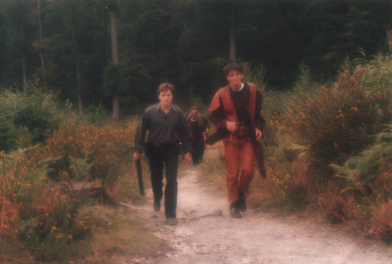 The clearing leading to Whispering Woods
