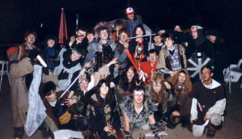 The 48 hour - outside the Saracen's Head pub, Symonds yat, Forest of Dean.