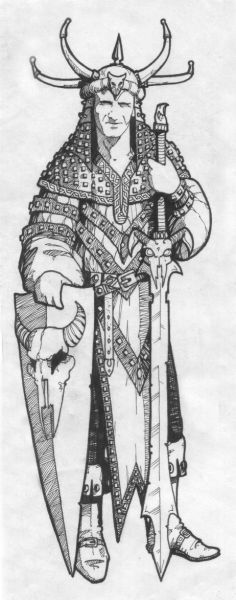 Illustration for the brochure - he looks oddly familiar...