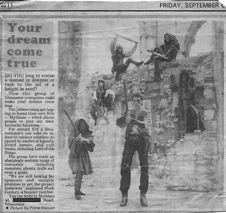 Our very first press cutting! 