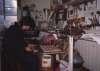 Steve in the studio - little did he dream how many suits of armour he'd end up making...